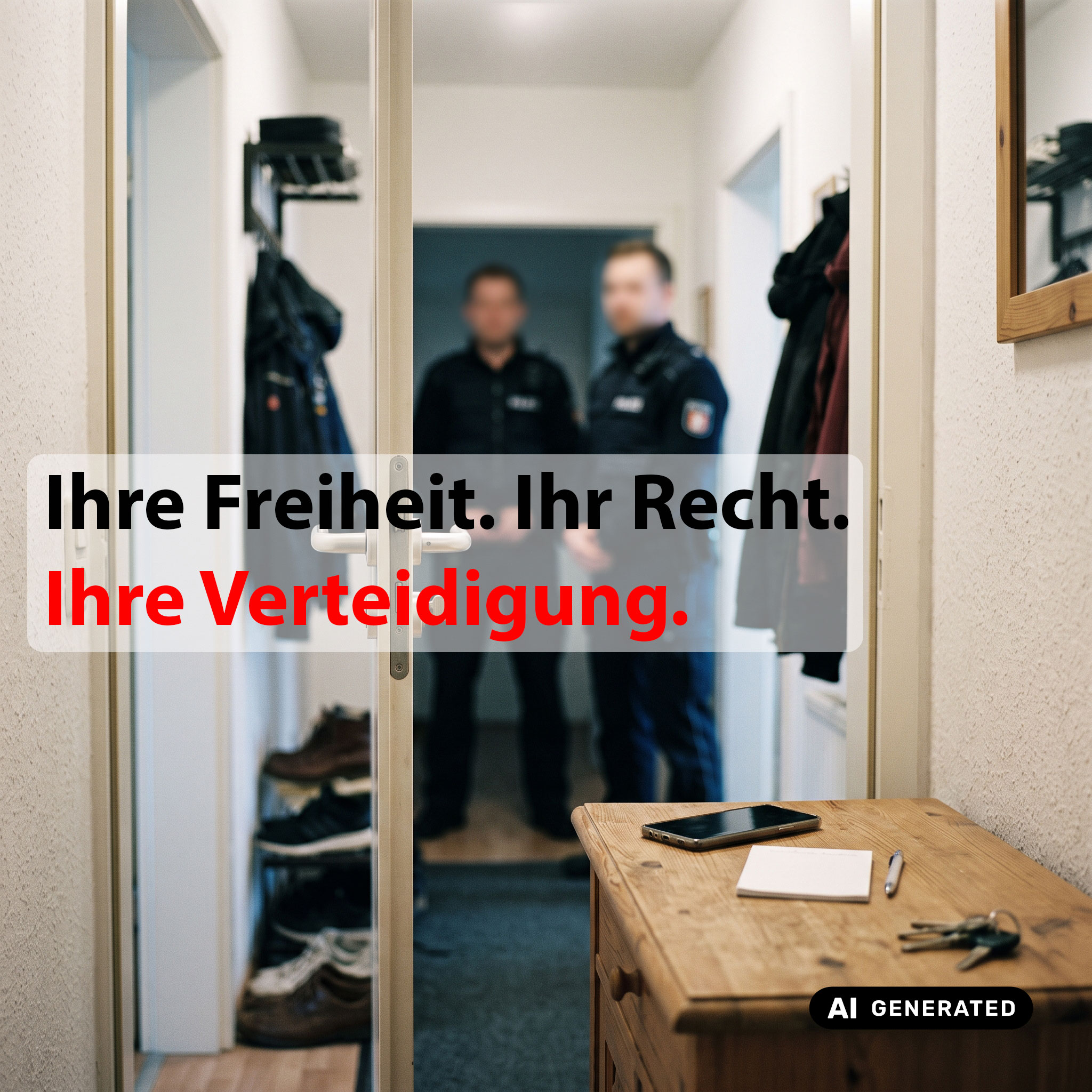 Verhalten bei Hausdurchsuchung – 14 Notfallregeln der Strafverteidigung Osnabrück