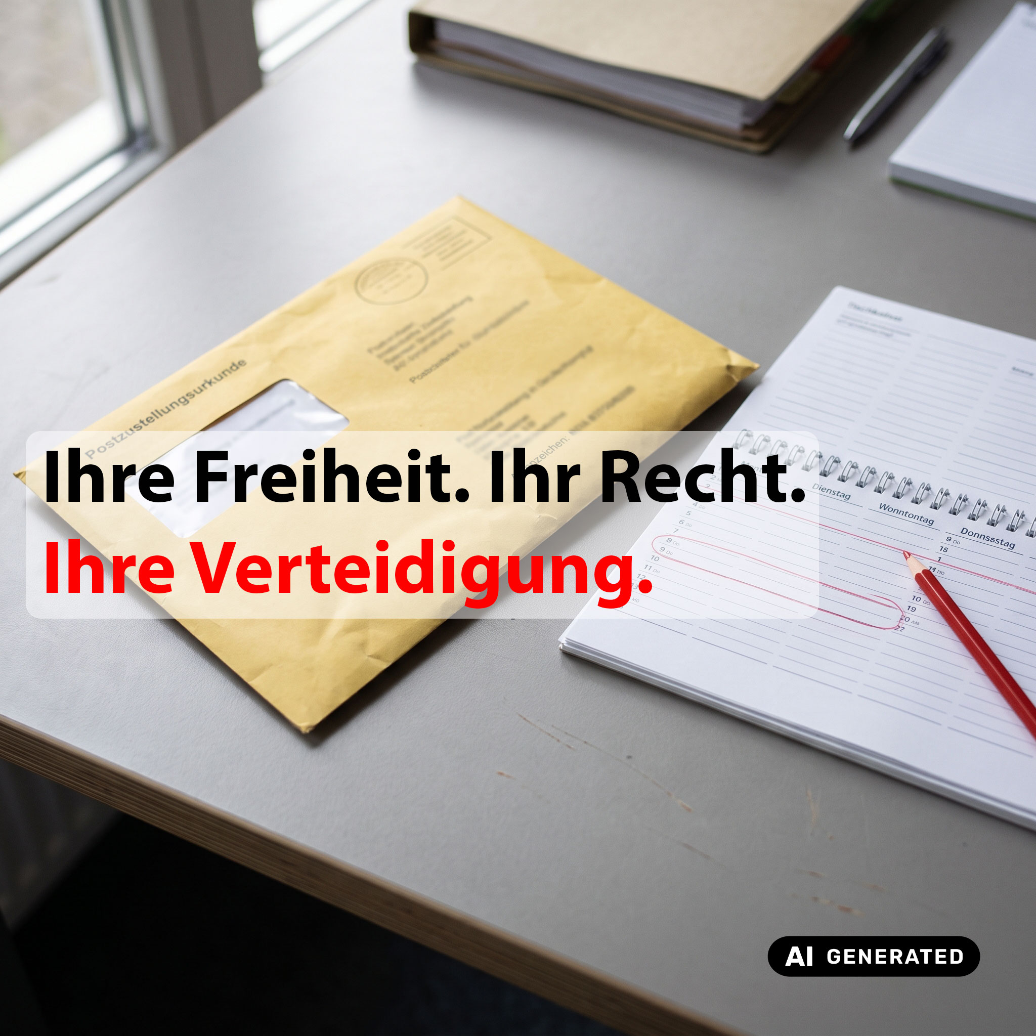 Infografik Strafbefehl erhalten – Einspruchsfristen, Akteneinsicht und Verteidigungsstrategie Osnabrück